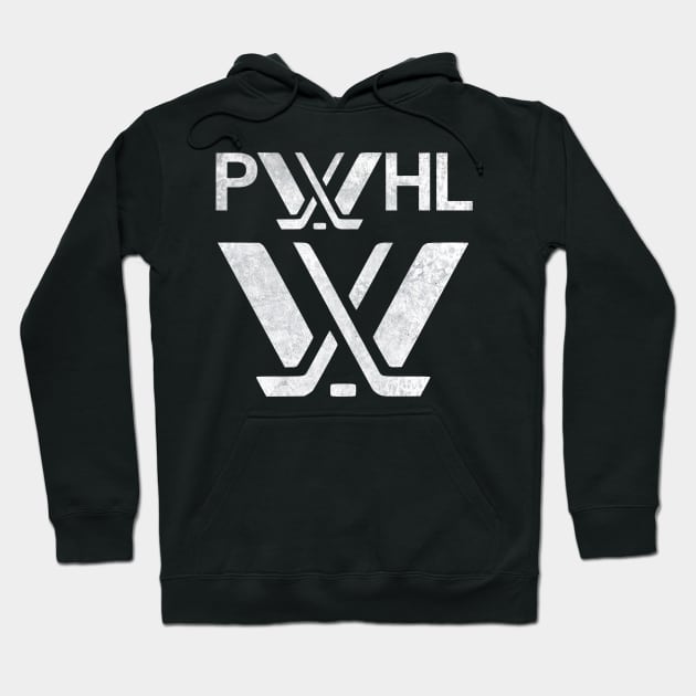 PWHL Distressed white effect Hoodie by thestaroflove